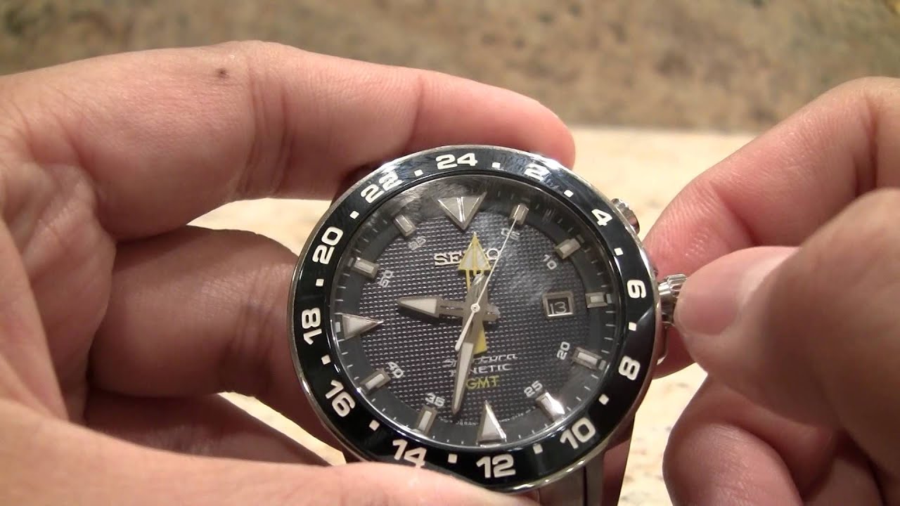 Seiko Sportura Kinetic GMT SUN017P1 Review