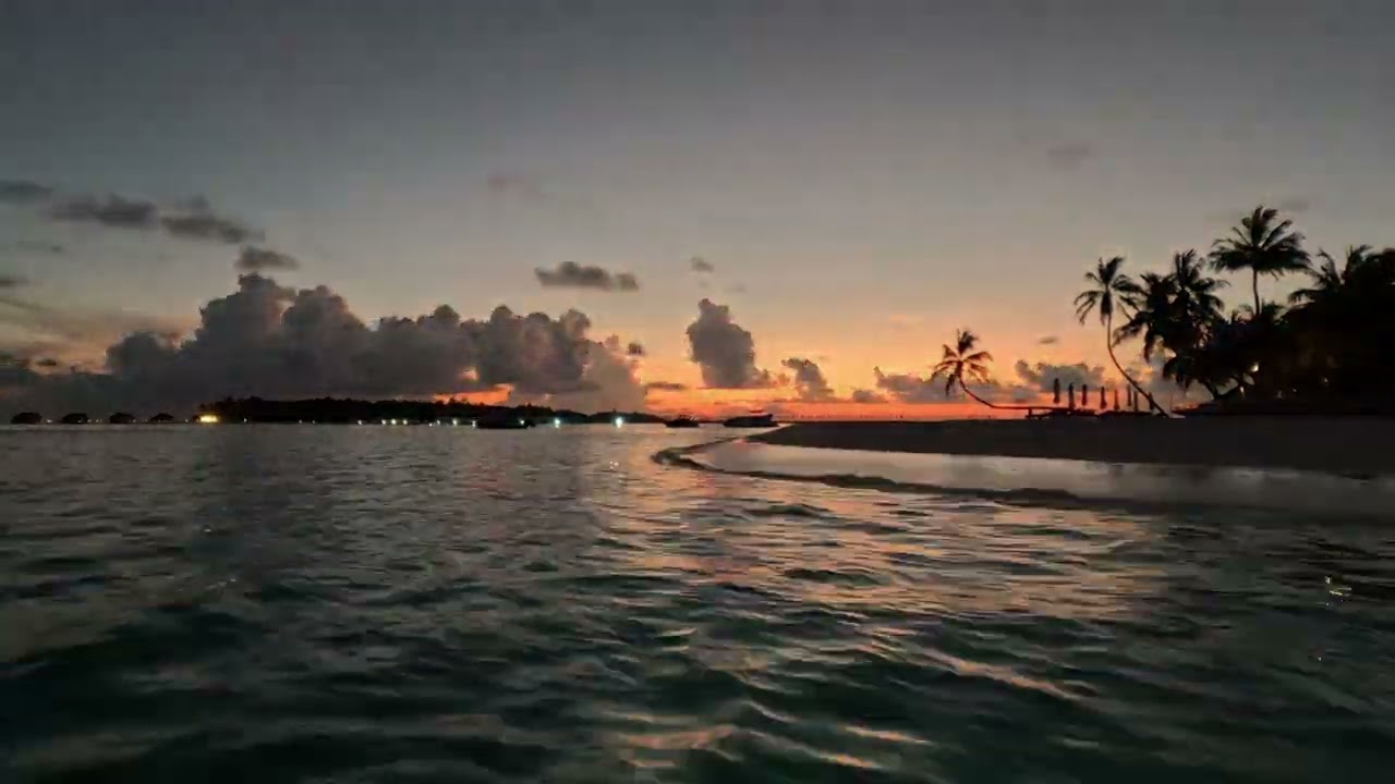 Maldives Conrad Sunset Grill Timelapse