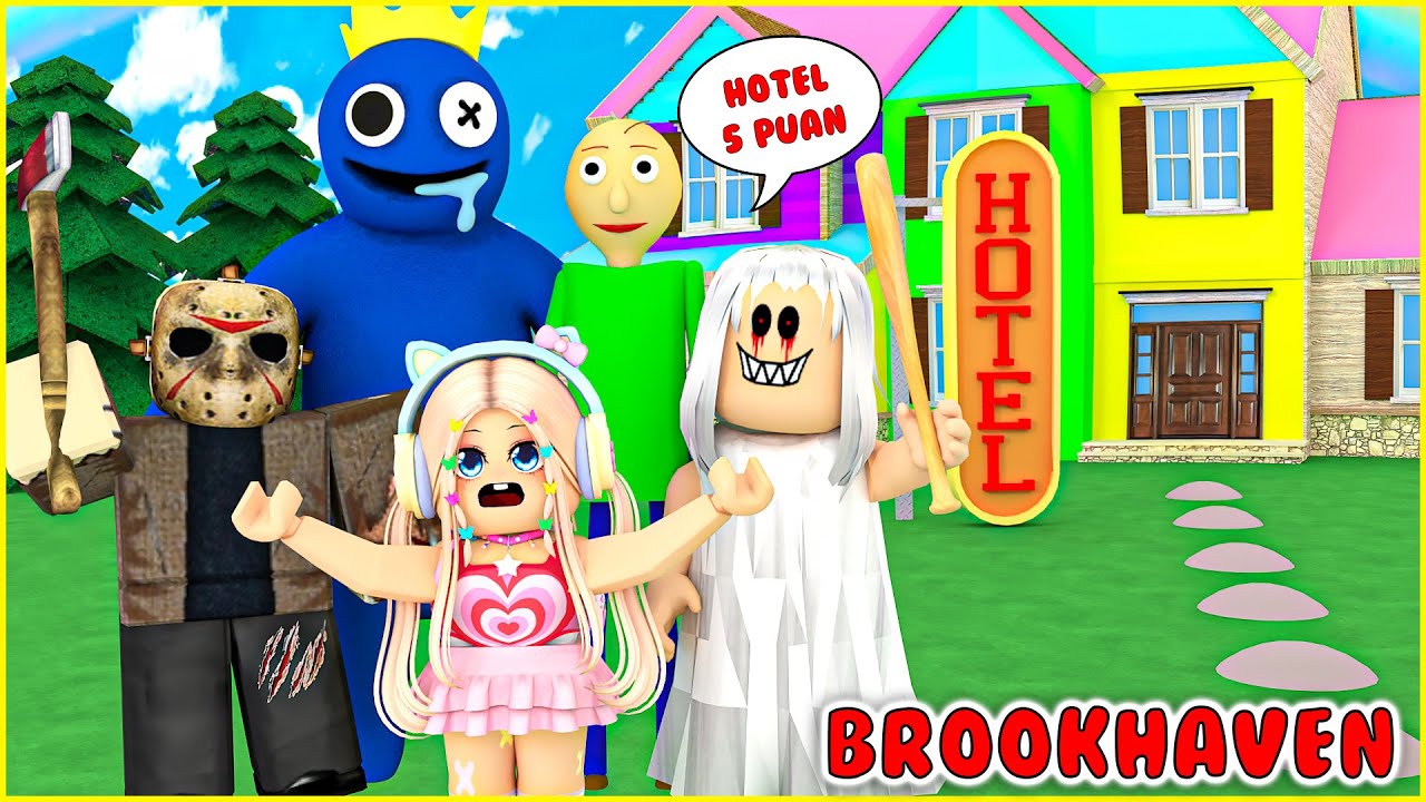 😱 KORKUNÇ CANAVARLAR OTELİMDE MÜŞTERİ OLDU 😂 ( KOMİK HİKAYE ) | ROBLOX BROOKHAVEN RP 🏡