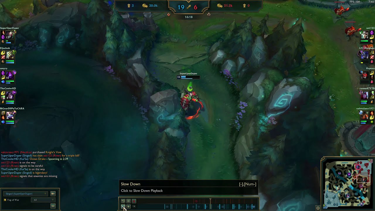 Singed lesson?