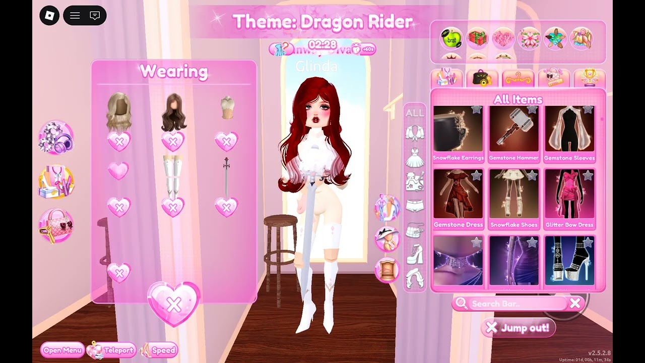 Dragon rider in dress to impress