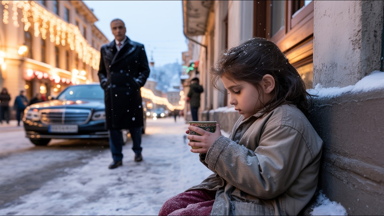 Fetița tremura de frig pe trotuar în Brașov — miliardarul care a trecut pe acolo i-a schimbat viața