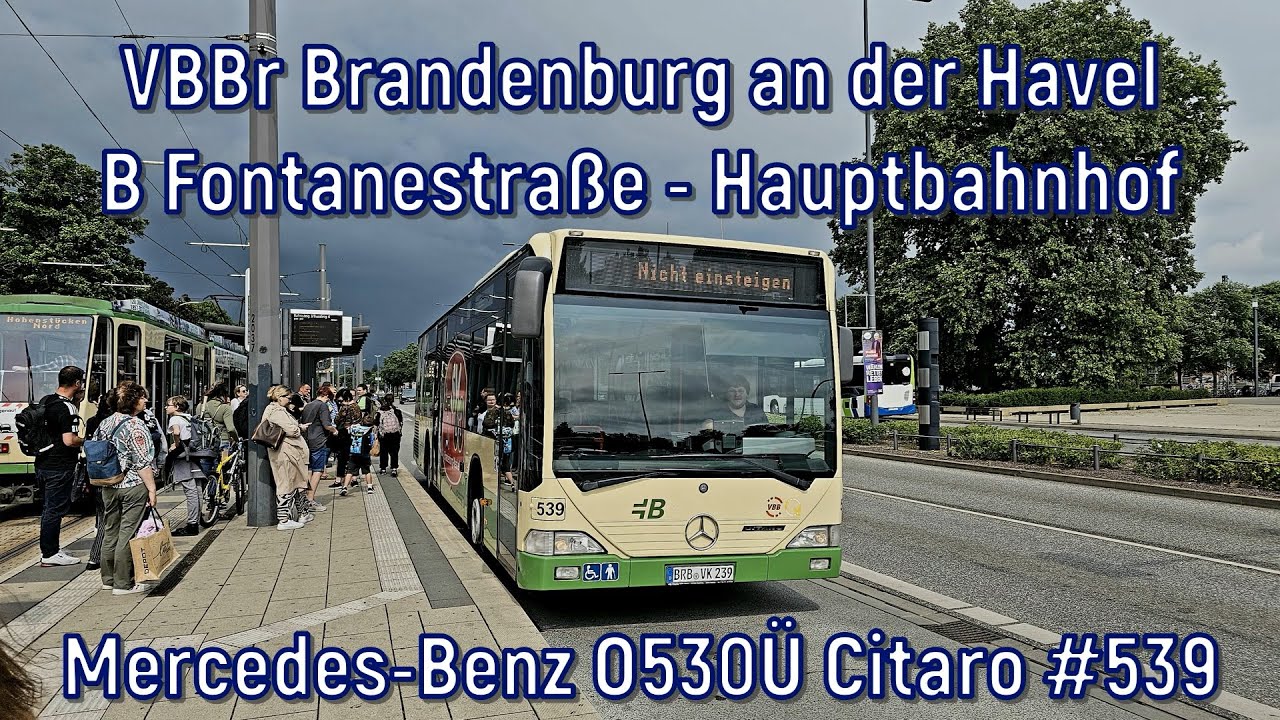 VBBr Brandenburg an der Havel - Linie B, Mercedes-Benz O530Ü Citaro #539