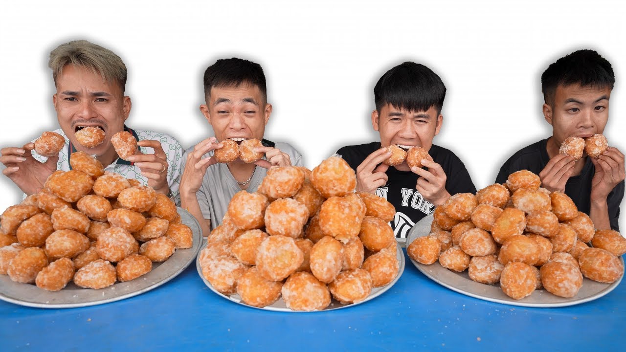 Hưng Troll | Thử Thách Ăn 150 Cái Bánh Rán Thắng Nhận 5 Triệu