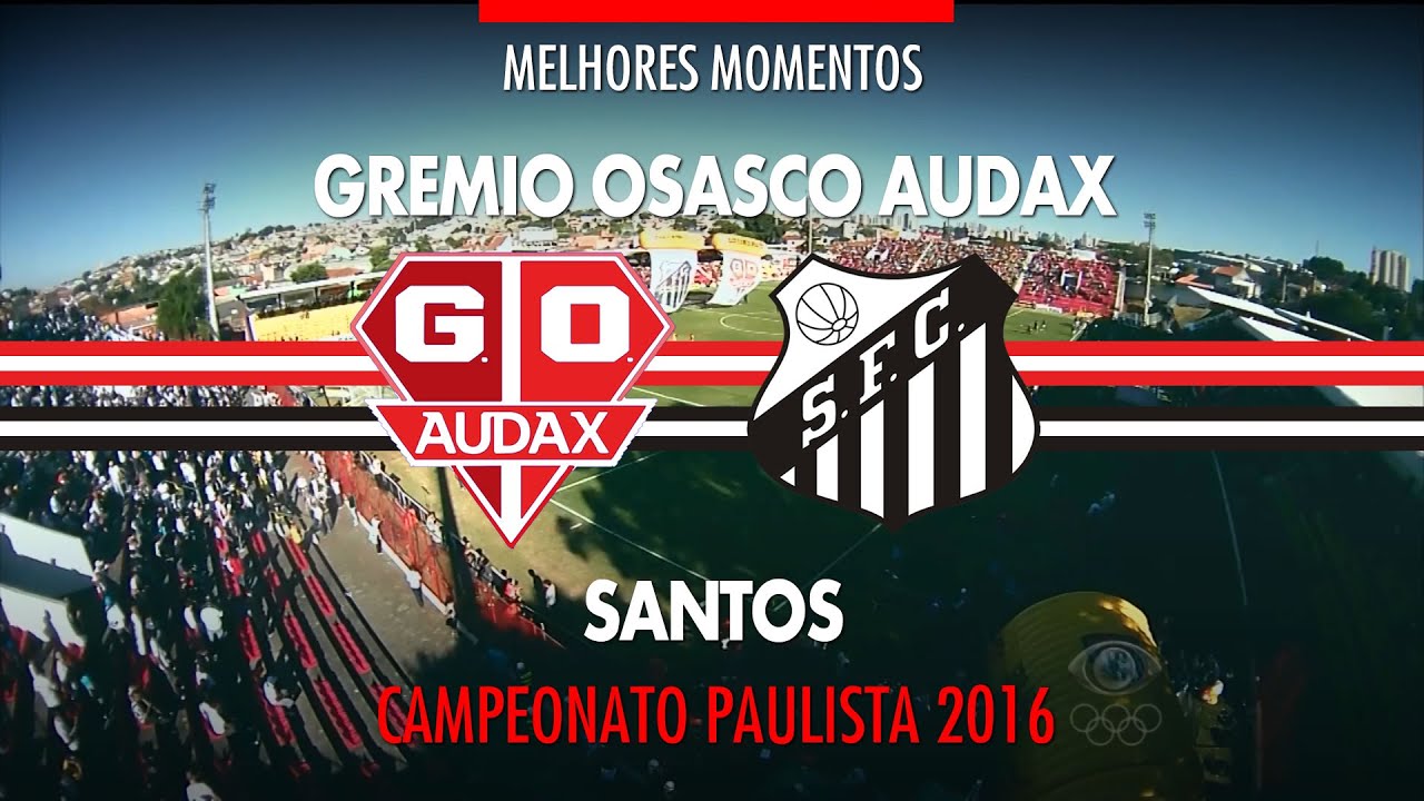 Melhores Momentos - Grêmio Osasco Audax 1 x 1 Santos - Paulistão - 01/05/2016