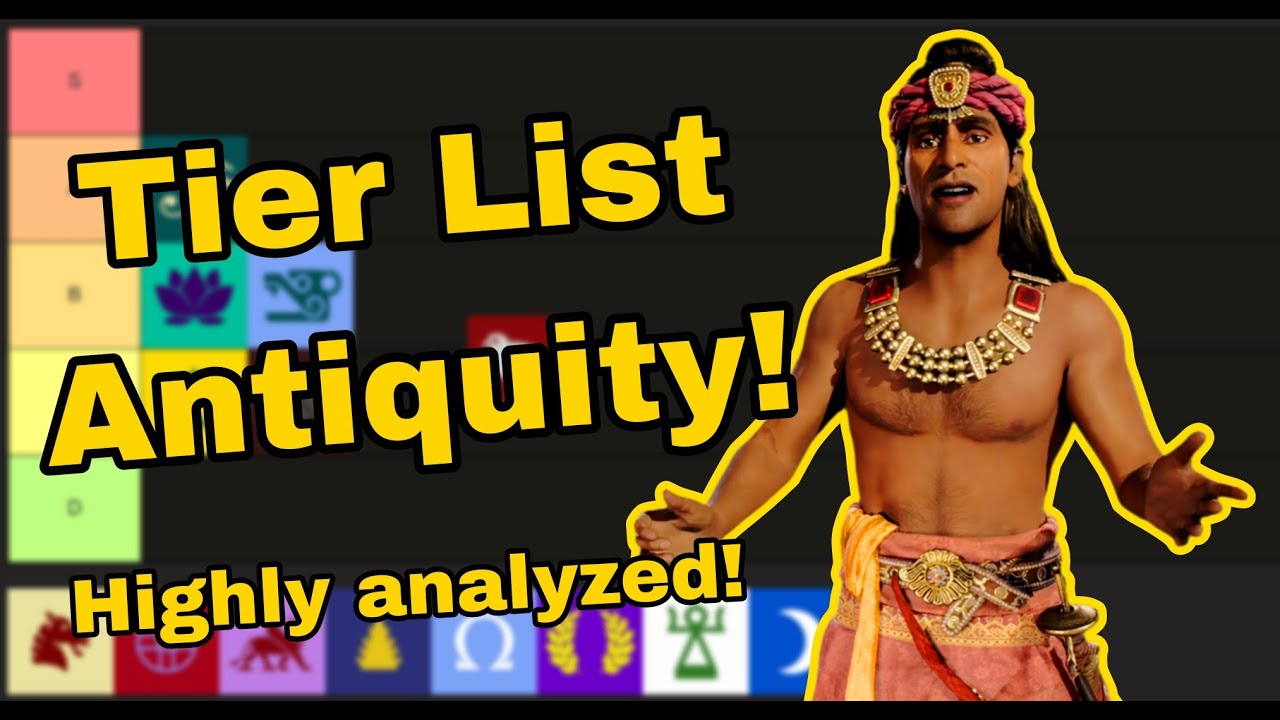 Civilization 7 TIER LIST ANTIQUITY - Who are the best civs? - Highly analyzed tier list