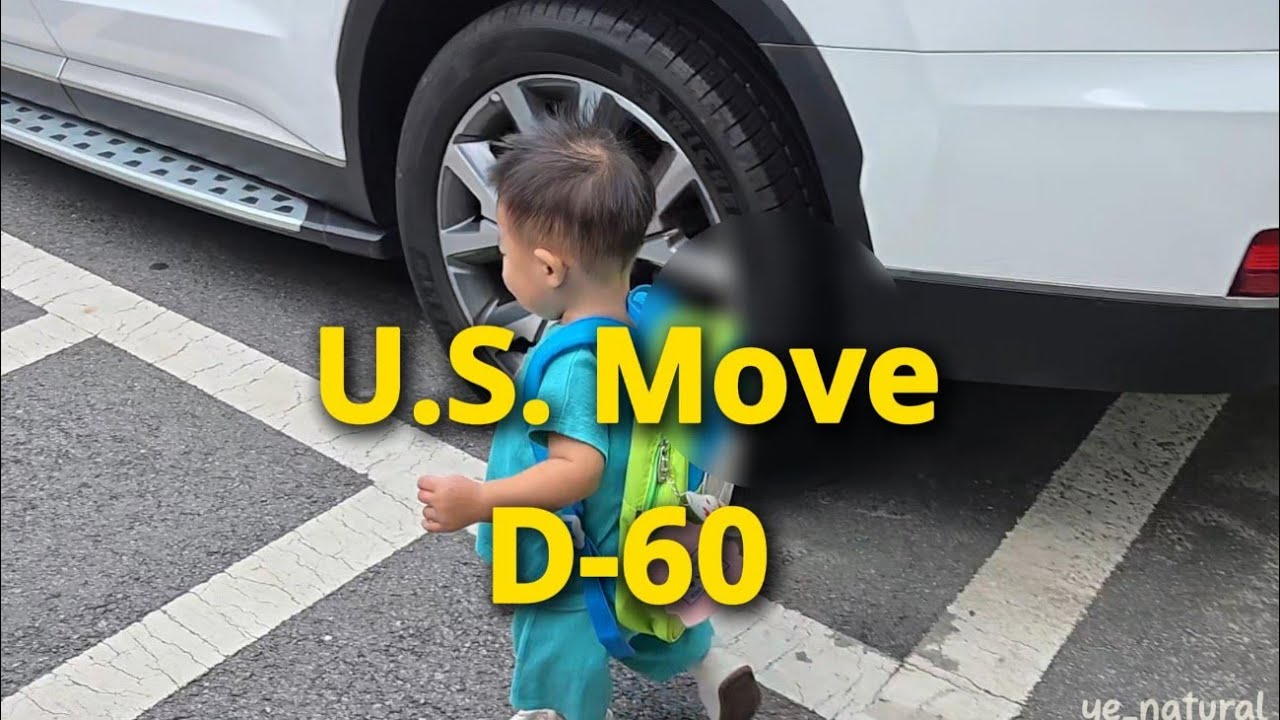 Moving to America with Kids | U.S. Move D-60 Vlog