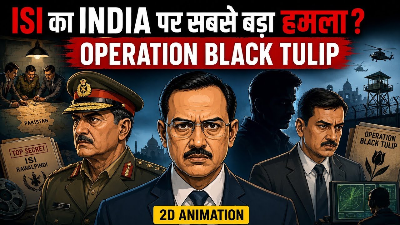 ISI's Biggest Attack on India? | Operation Black Tulip | 2D Animation