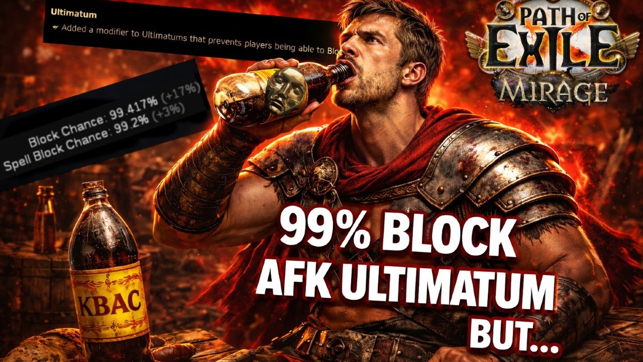 [POE 3.28] 99.4% Lucky Block CWS Gladiator – 13 волн  AFK Ultimatum | Grueling + Inscribed