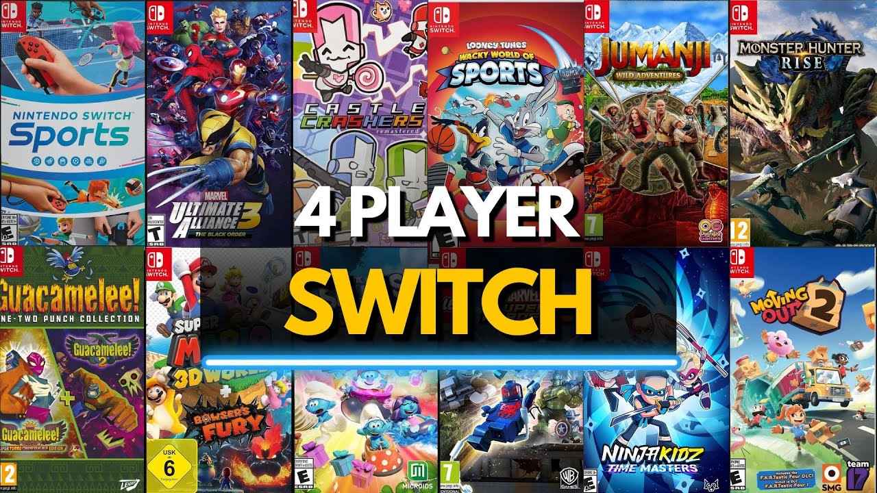 ТОП 50 ЛУЧШИХ ИГР НА SWITCH ДЛЯ 4 ИГРОКОВ, КОТОРЫЕ СТОИТ ПОПРОБОВАТЬ