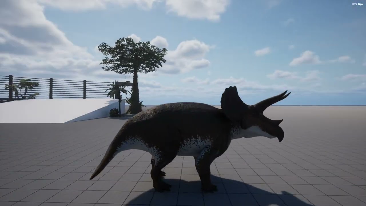 Experimenting With Evrima In Unreal Engine 5 | Triceratops Test #1