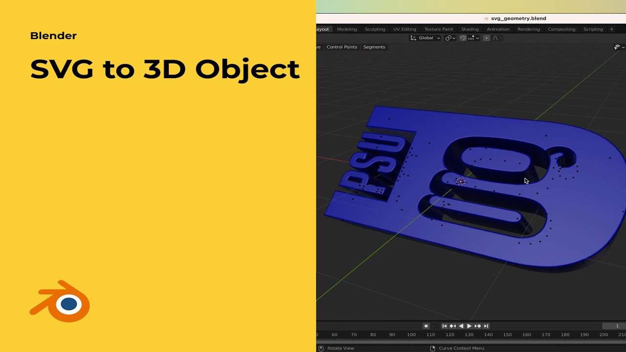 Blender: SVG Logo to 3D Object