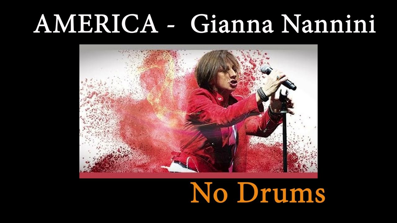 America - Gianna Nannini - no Drums - ProMusicSchool