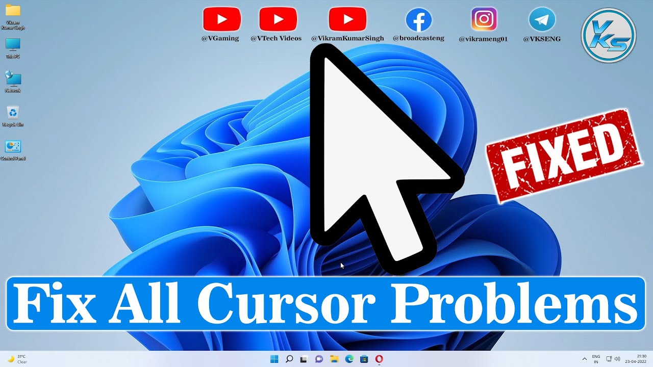 Fix Cursor Problem Windows 11/10 - Cursor Freezes, Cursor Hangs, Cursor Disappears, Cursor Jumps