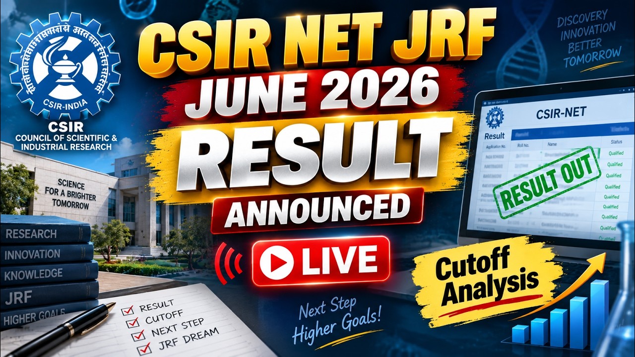 IFAS CSIR NET JRF June 2026 Result Out - Cutoff Analysis - IFAS