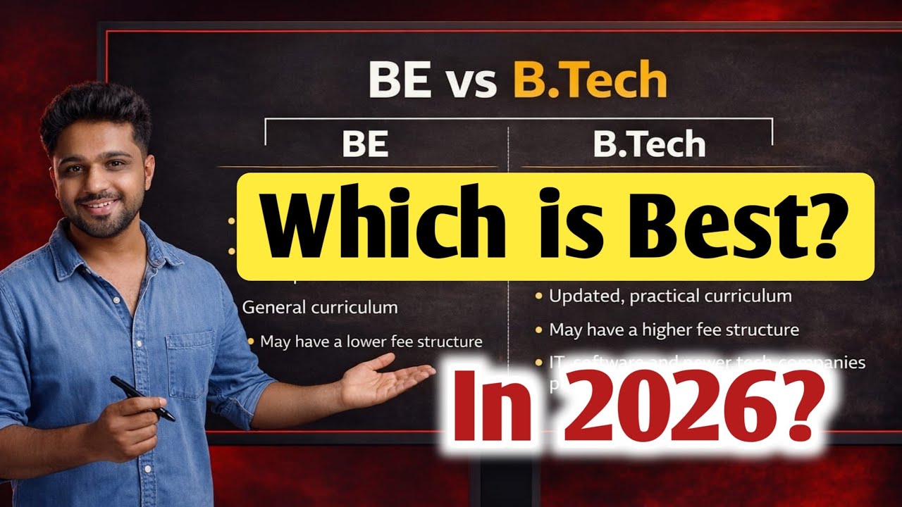 Which is Best? | BE vs B.Tech | Engineering After PUC | KCET Counselling 2026