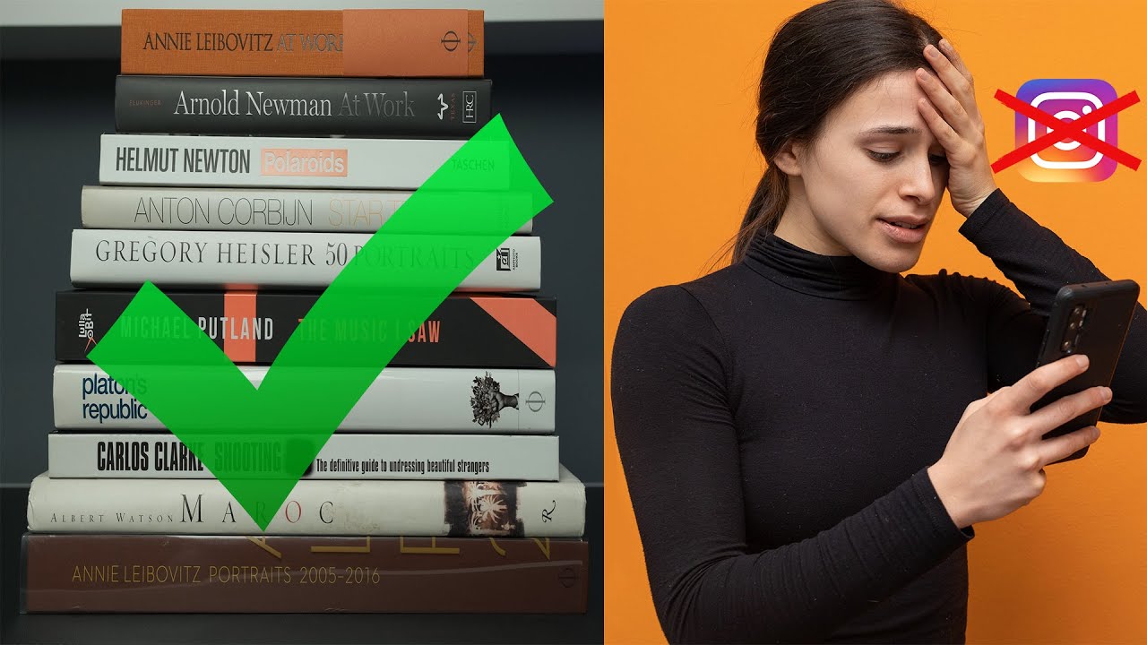 Books v Instagram 5 Reasons why Photographers should Turn Off their Phones and turn on to Literature