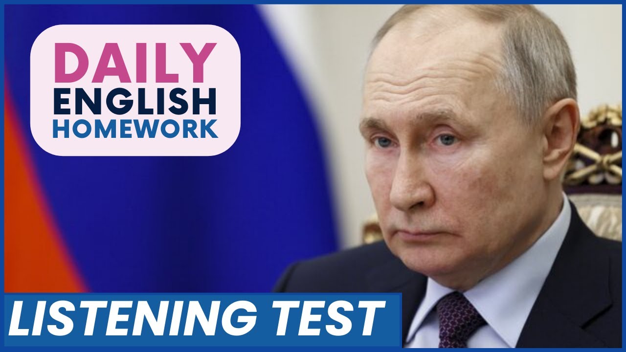 Putin Speaks English | Listening Test