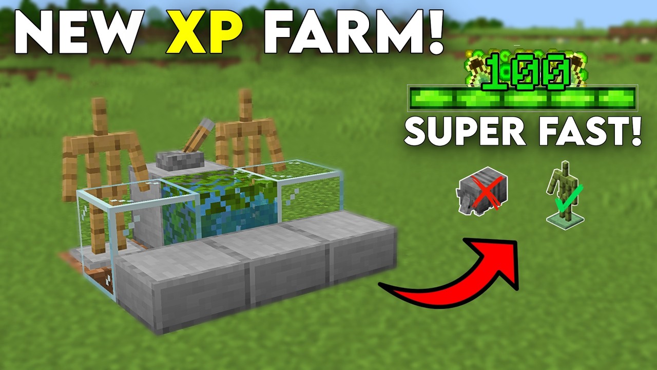 NEW BEST EVER XP FARM in Minecraft Bedrock! (26.1+)