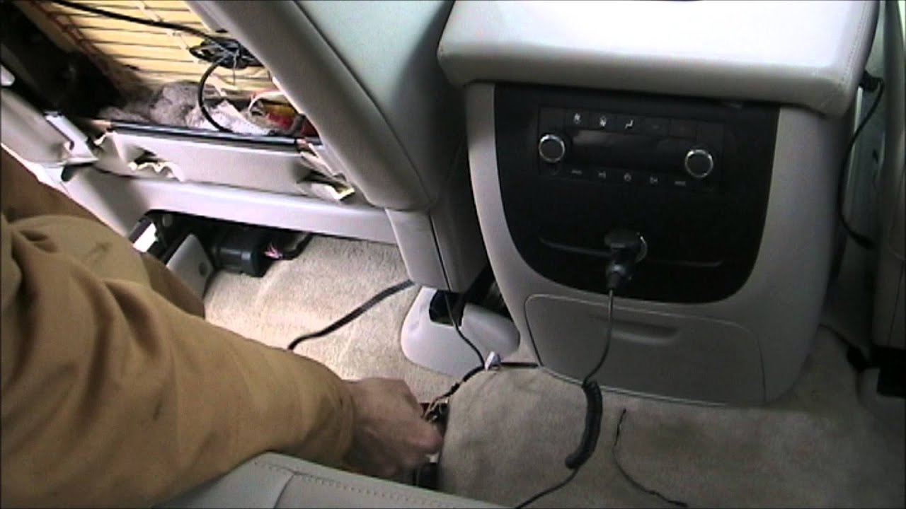Concept Chameleon CLD-700 Headrest DVD Installation in 2007 GMC Yukon XL