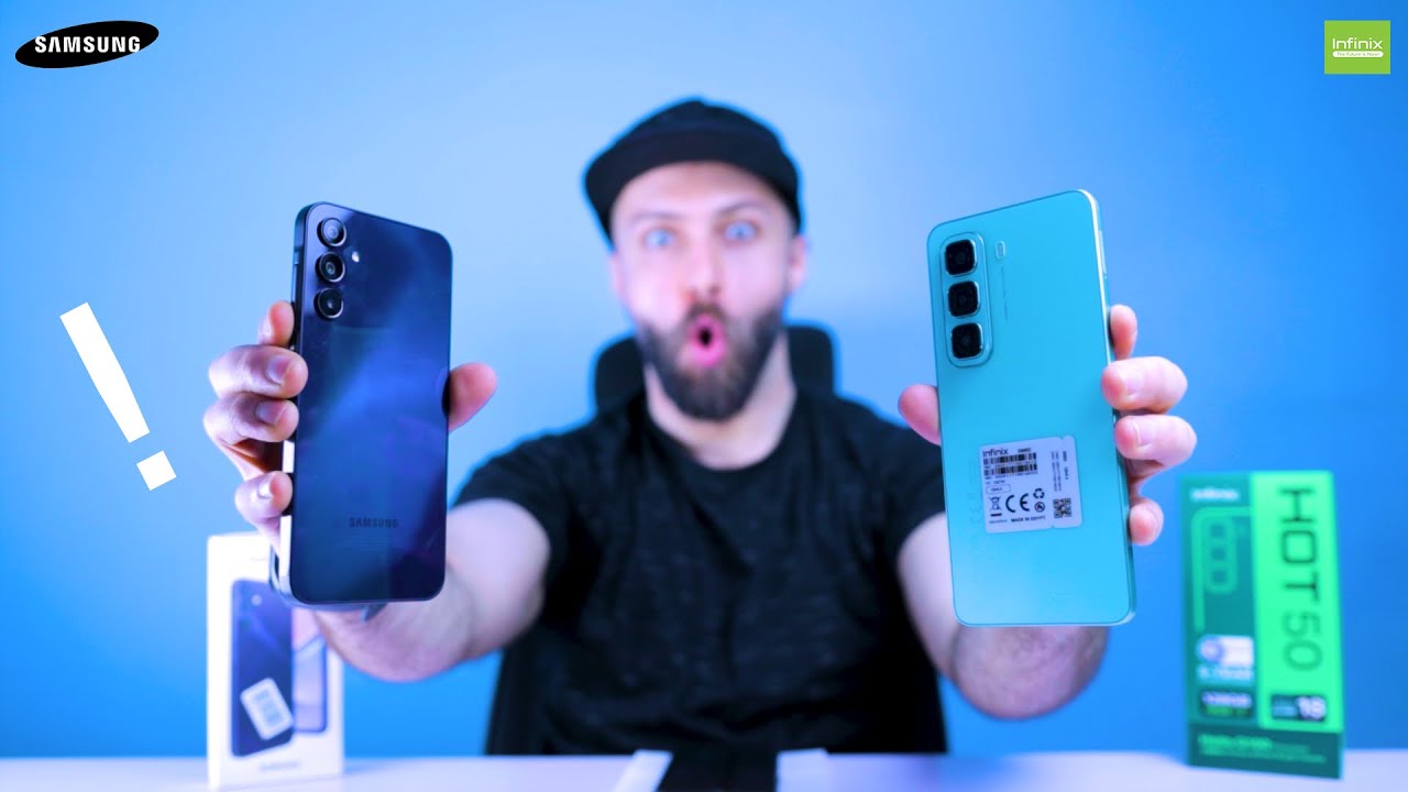 Samsung  A15, A16 vs infinix hot 50 | أقوى مقارنة والنتائج عكس التوقعات !!🔥🔥