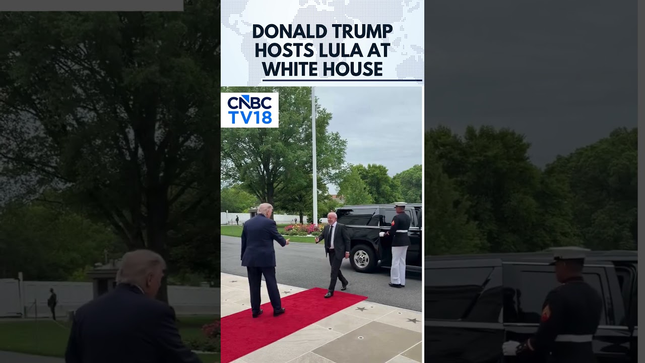 WATCH: US President Donald Trump Welcomes Brazil President Lula To White House | N18G