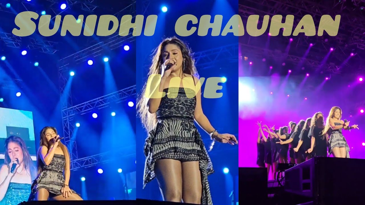 Sunidhi Chauhan Live Performance | Queen of Bollywood Music on Stage