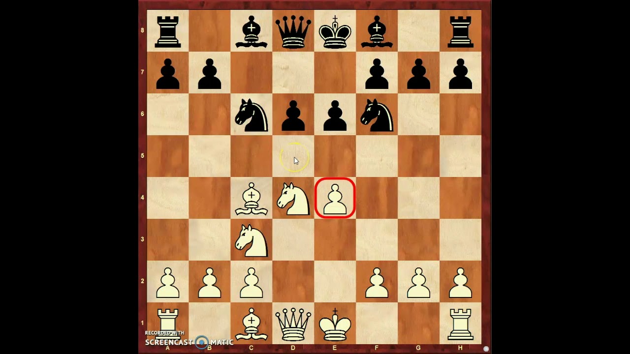 Lectia de sah:C6-Apararea Siciliana: atacul Sozin