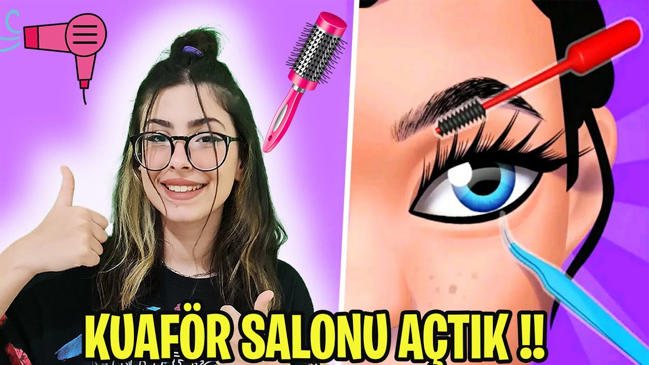 KUAFÖR SALONU AÇTIK | LASH SALON GAME | EYLÜL LAL