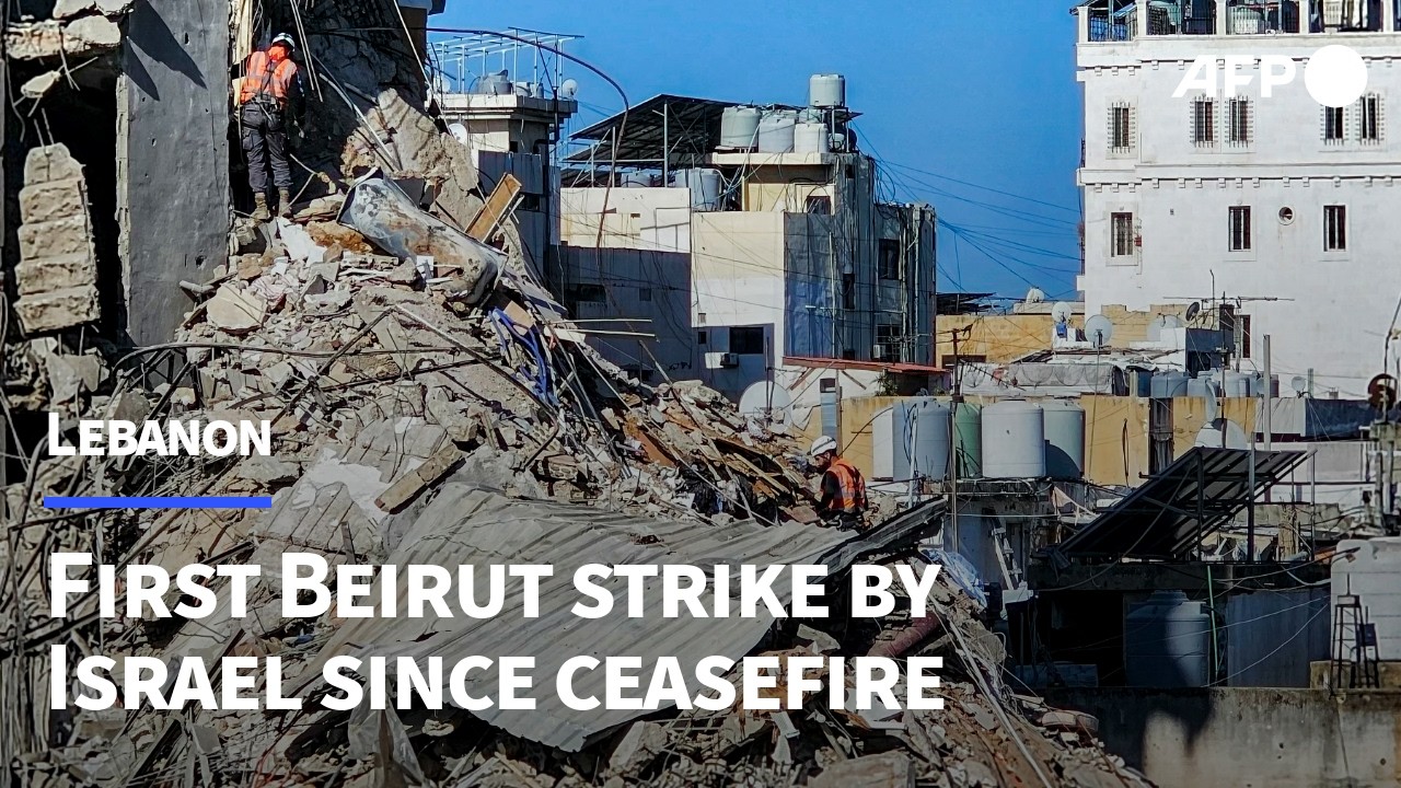 Destruction a day after Israeli strike on south Beirut | AFP