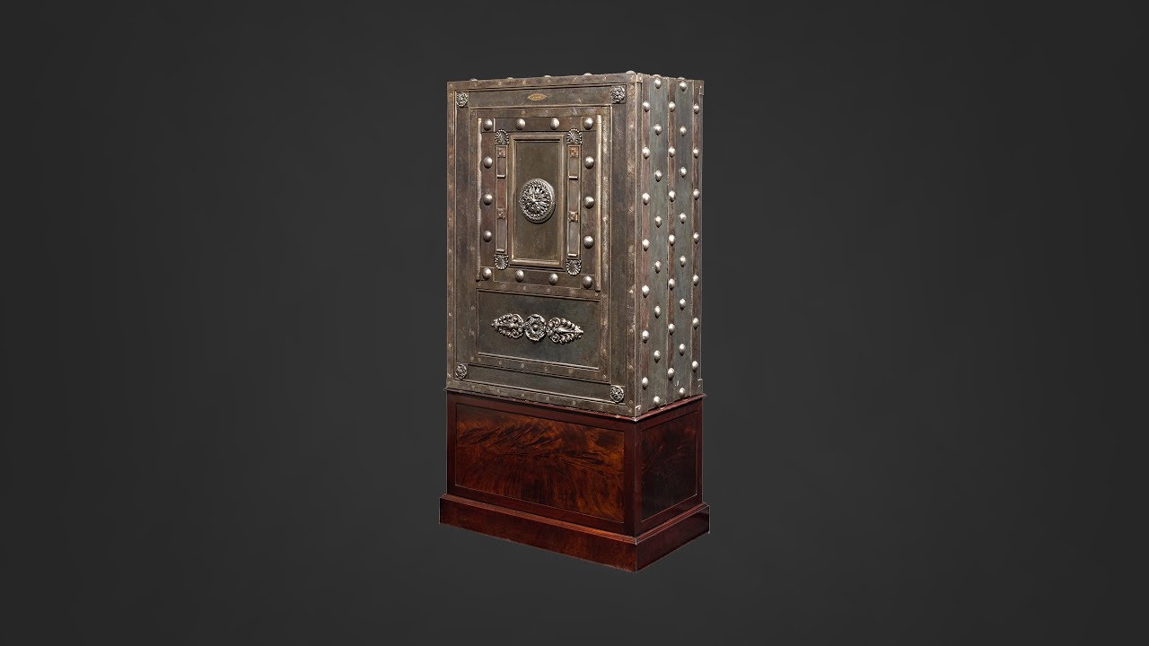 19th-Century Italian Iron Safe | M.S. Rau