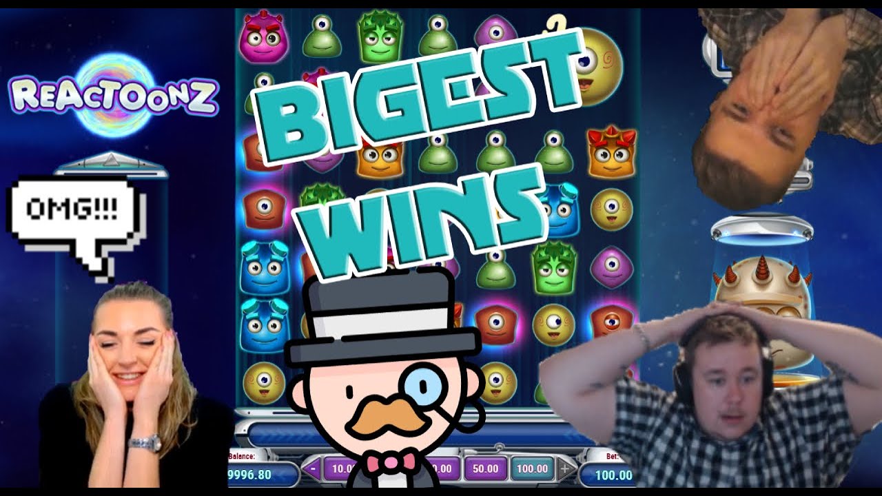 Reactoonz Slot: Biggest Wins of Twitch Streamers Compilation! Episode #01