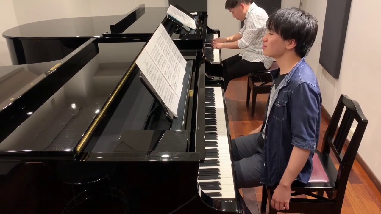 W.A.モーツァルト　二台のピアノのためのソナタニ長調　K.448より第 1楽章  Mozart Sonata for Two Pianos 1st Movement KV448