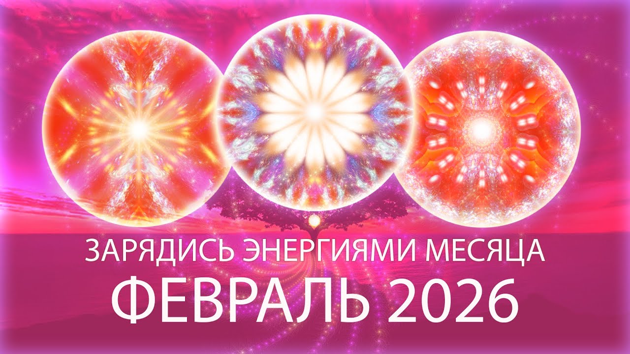 🩷Энергии месяца, февраль 2026 / Month's Energy Mandala, February 2026
