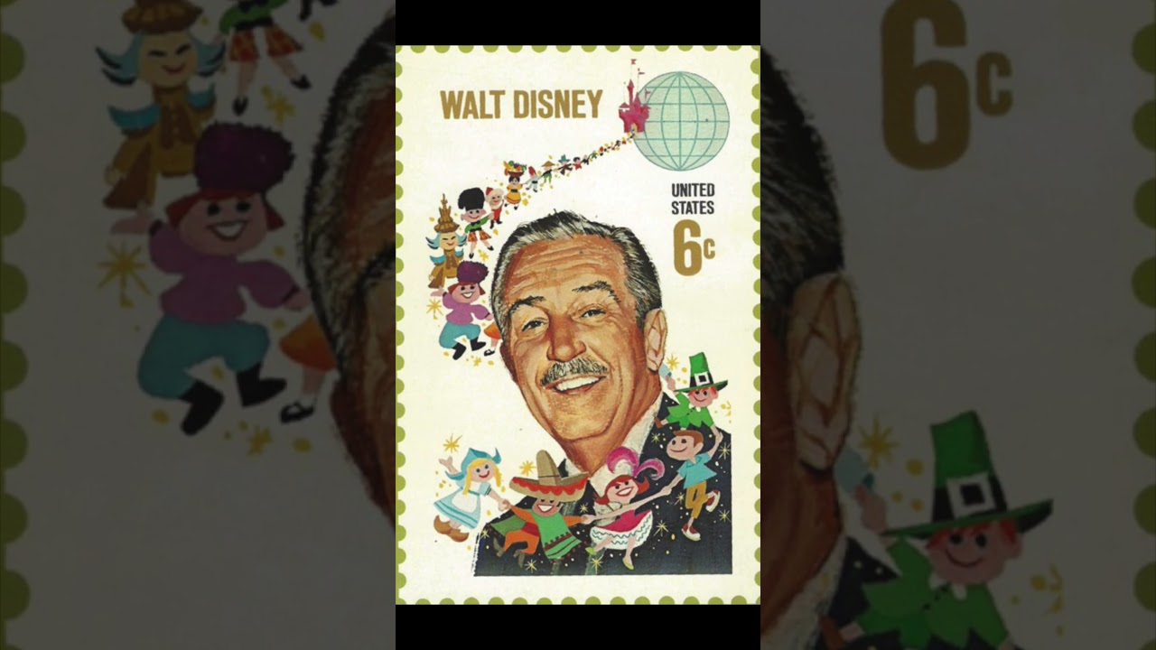 What Was The First Disney US Stamp?  #shorts