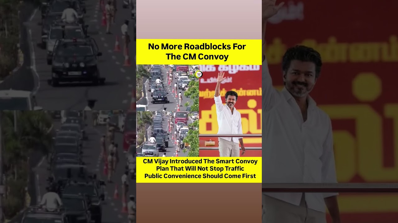 CM Vijay BANS VIP Culture! No More Traffic Stops for His Convoy 🔥