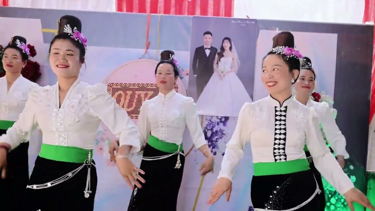 BÀI MÚA ĐVN MỪNG LỄ VU QUY QUỲNH TRANG & MINH CHÍ TẠI BẢN HUỔI XA 2 XÃ NA SON TỈNH ĐIỆN BIÊN