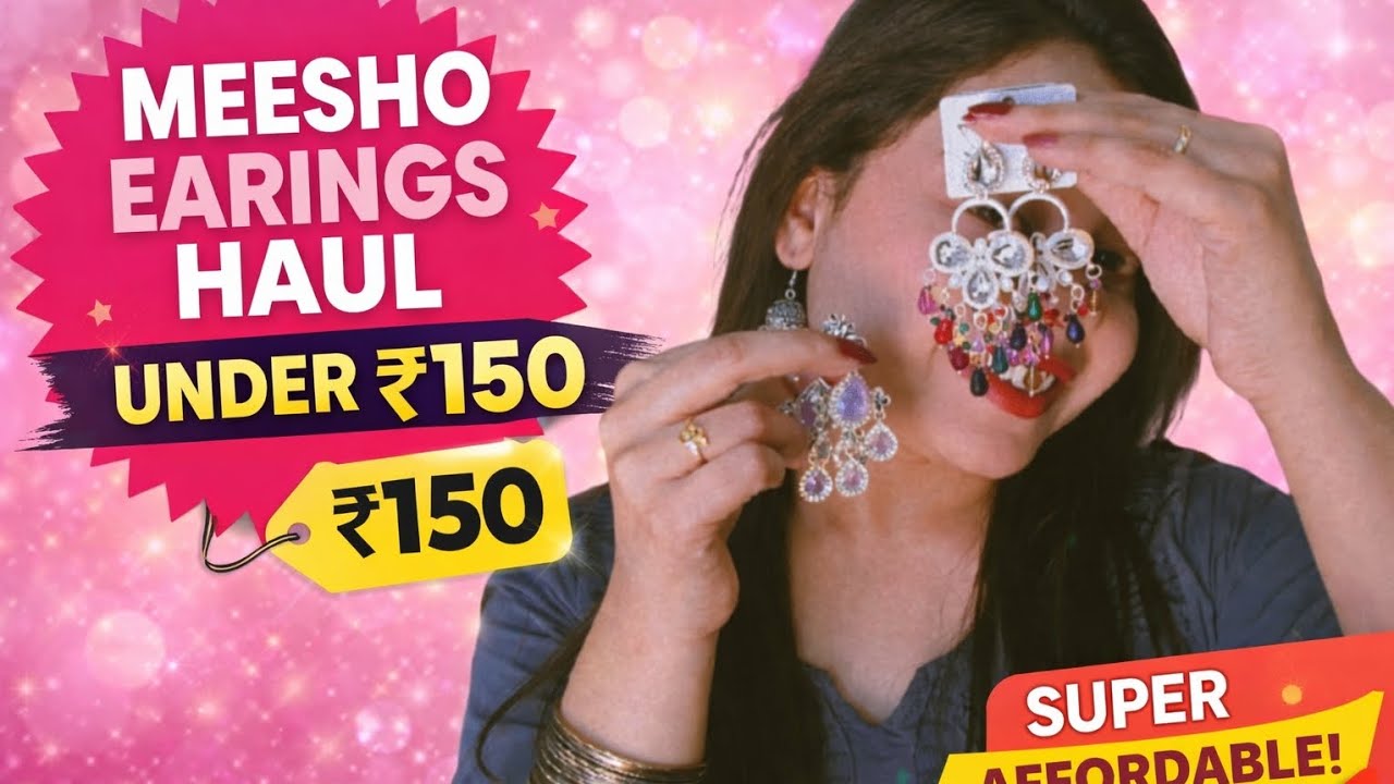 Under ₹150 Meesho Jewellery Haul 👀 Honest Review🫶