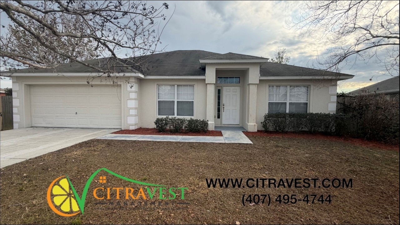 1830 Bering Rd | 3 Bedroom | 2 Bath | Poinciana, FL