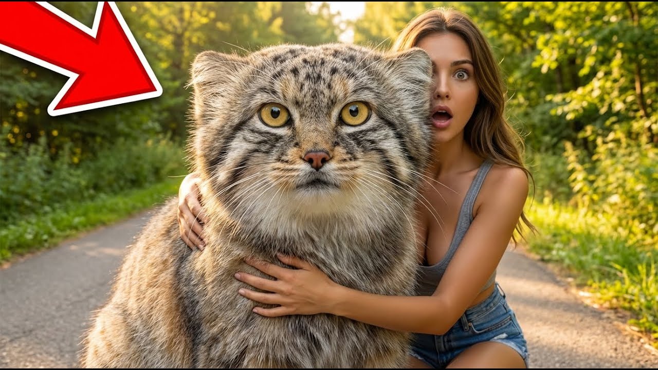 I Rescued a Cat Abandoned on a Snowy Road… One Year Later I Discovered It Was a Rare Manul 😱