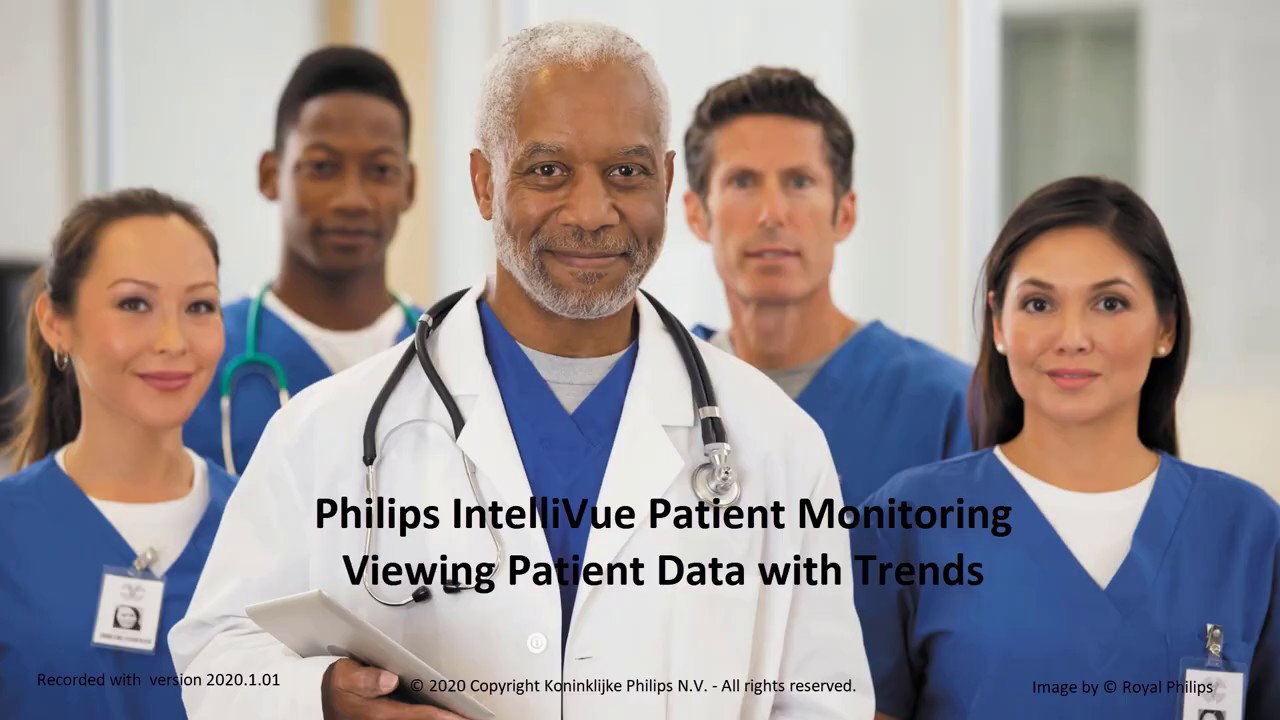 Philips IntelliVue Patient Monitoring - Viewing Patient Data Using Trends