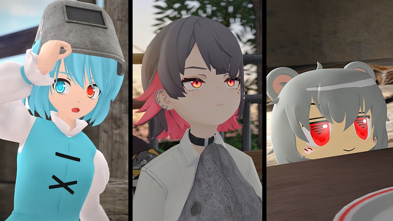 [SFM] Kogasa, Ellen, and NYN