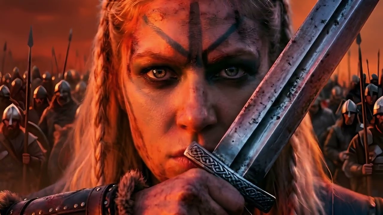 A Blaze of Gold Before Valhalla - Epic Cinematic Viking Music | Shieldmaiden & Wolf Epic Vocal Music