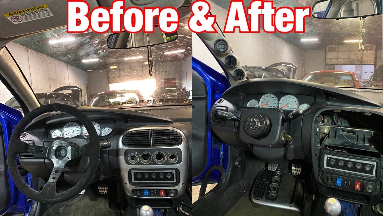 Srt4 Gets A Full Set Of GlowShift Gauges!!