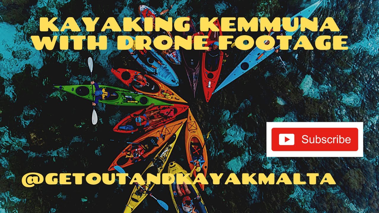 Kayaking Kemmuna in the Maltese Winter (Blue Lagoon, Comino) with Drone Footage