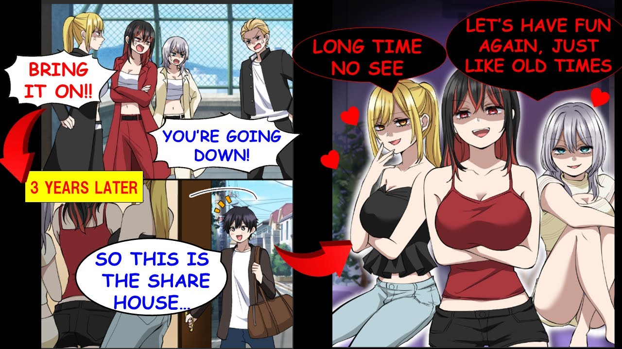 All My Roommates in the Share House Are My Old Rivals And Are Delinquents.[Manga Dub][RomCom]