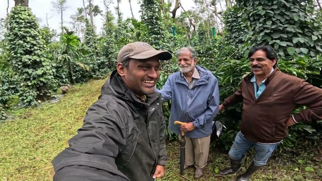 DR VENUGOPAL SIR VISITED MY COFFEE ESTSTE