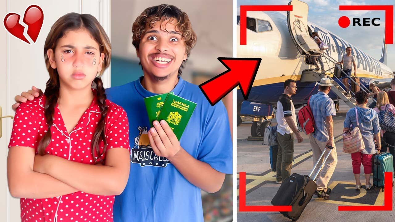 للأسف…‼️ قررنا السفر خارج المغرب🇲🇦😱 بدون أختي رانيا😭💔(بكات )