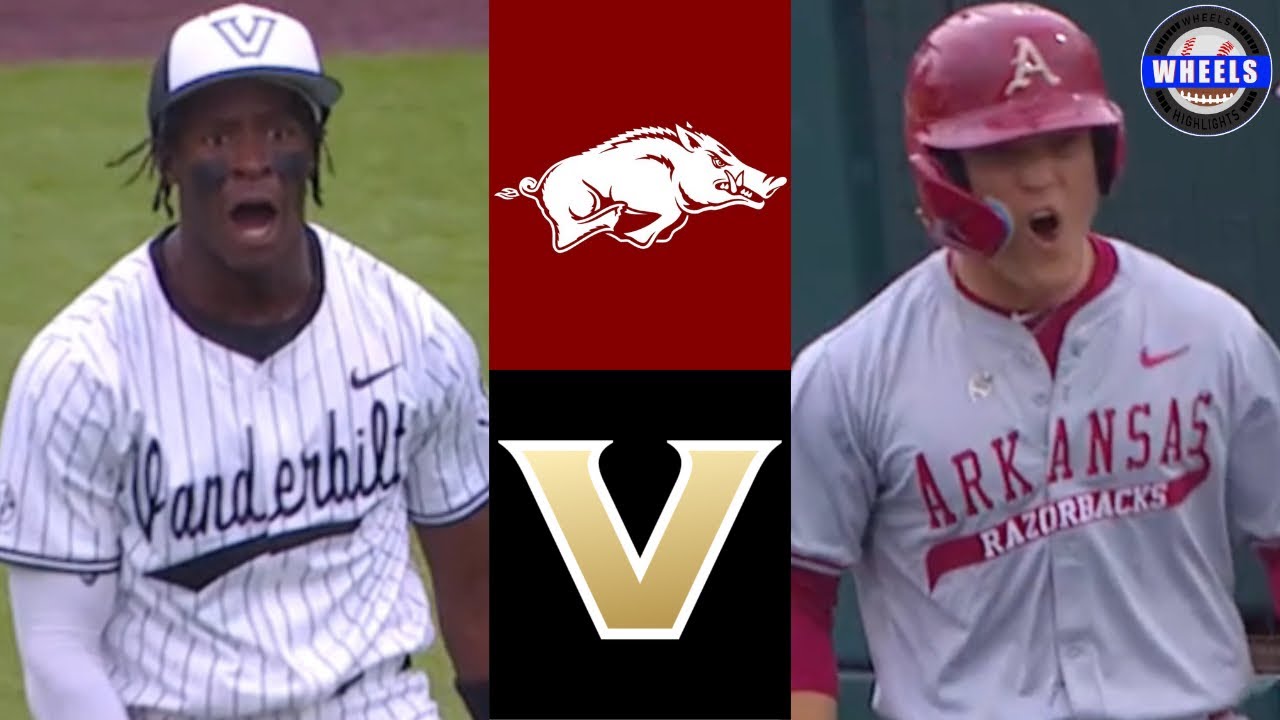 #2 Arkansas vs #14 Vanderbilt (G2) | 2025 College Baseball Highlights