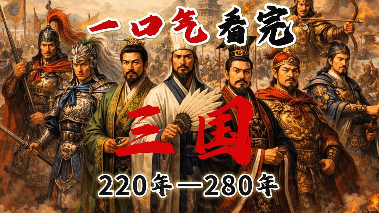 群雄争霸的三国时期#历史 #睡前故事 